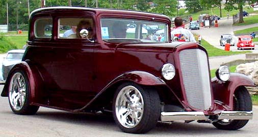 32 Chevy Chopped Victoria Sedan
