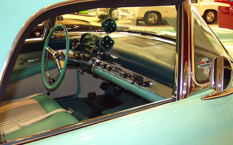 55 Thunderbird Coupe Dash